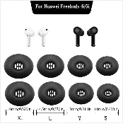 50pcs/lot Earphone Silicone Case Covers Soft Ear Tips For Headphones Ear Pads Cushion Caps Earbuds Replacement Accessories