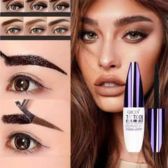 Waterproof Peel-off Semi Permanent Eyebrow Gel Natural Lasting Eye Brow Liquid Tearing Tattoo Tint Cream Cosmetics