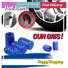 4pcs Universal Car Wheel Tire Valve Stem Caps Dust Covers Aluminum Tire Wheel Stem Air Valve Cap Car Accessories