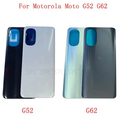 Back Cover Case Housing Battery Cover For Moto G52 G62 Rear Door Repair Parts