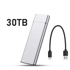 External 2TB/20TB/30TB Ssd High-Speed Solid State Drive Type-C/USB 3.1 Interface Portable Hard Disk for PC Laptop MAC