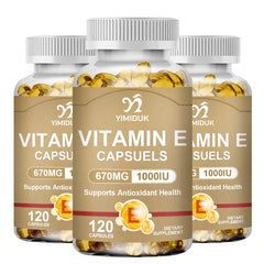 Vitamin E Capsules Improve Rough Skin Care Increase Immune System Supplement