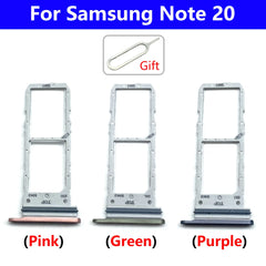 حامل بطاقة SIM جديد مع درج شريحة ومقبس محول لهاتف Samsung Note 20 / S20 Ultra المحمول مع بطاقة SIM مزدوجة