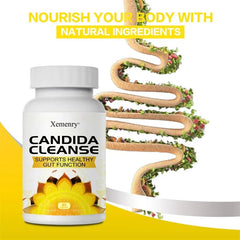 Candida Cleanse Capsule - Gut Health, Intestinal Cleansing and Detoxification, Botanical