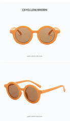 2024 new children's sunglasses yuanchaotong UV400 plastic  glasses  sunglasses