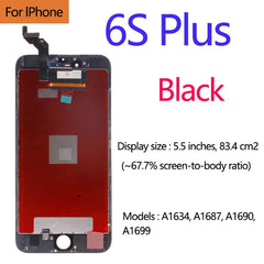 AAA+++ Quality For iPhone 5 5s 5c 6 7 LCD Display Touch Screen For 6s 7 8 Plus SE 100% Brand New LCD Digitizer tempered+Gifts