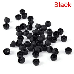 50pcs/lot Earphone Silicone Case Covers Soft Ear Tips For Headphones Ear Pads Cushion Caps Earbuds Replacement Accessories