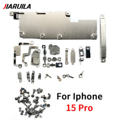 Complete Full Screw Set Metal Internal Bracket Replacement Parts Shield Plate Cover For IPhone X XR XS Max 7 8 Plus 15 Pro Max