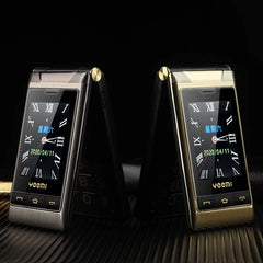 Yeemi G10-C 2G GSM Dual SIM Dual Screen Flip Feature Phone Big Fronts For Elder 2.8 inch FM Mp3/Mp4 Bluetooth Cheap Cellphone