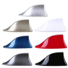 Car Radio Shark Fin Car Shark Antenna Radio FM Signal Design for All Automobiles Aerials Auto Exterior Styling Replacement Parts