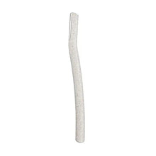 Wheat straw facial dermaplane razor with protective cover, light beige handle