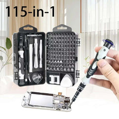 115 in 1 Multifunctional Precision Magnetic Screwdriver Set Computer PC Mobile Phone Equipment Repair Screwdrive Kit Hand Tools