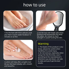 DoubleSided Foot File, Pedicure, Heel Scrub, Heel Scrub, FootScrub Stainless Steel For Removing Callus