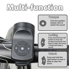 Bicycle Horn Electric Bike Bell 120DB Waterproof Bike Horn USB Rechargeable MTB Road Cycling Bicycle Alarm Horn Bike Accessories