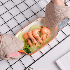 1PCS Fish Shaped Silicone Anti Scald Oven Gloves Kitchen Silicone Gloves Tray Dish Holder Oven Gloves Multi-purpose Gloves