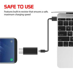 Type-C Adapter USB C to Micro USB Cable Alloy Micro USB Male to Type C Female Adapter Converter Connector for Phone Tablet