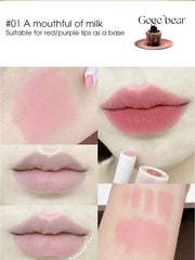 Gege Bear Soft Matte Lip Liner - Defines Lips, Long-Lasting, and Won't Smudge in Natural Pink