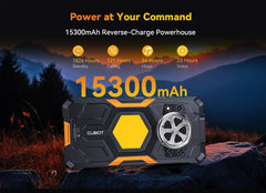 Android 15 Смартфон Cubot King Kong Power 5, 6.88" 120Hz Screen, 15300mAh Battery, 16GB RAM (6+10) 128GB ROM,MTK G100 5W Speaker