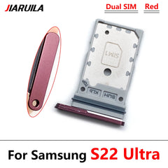 SIM Card Tray Slot Holder Adapter Accessories For Samsung S22 / S22 Plus / S22 Ultra