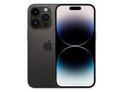 هاتف Apple iPhone 14 Pro مستعمل غير مقفل، ذاكرة 128 جيجابايت، ذاكرة 256 جيجابايت، ذاكرة 512 جيجابايت، ذاكرة وصول عشوائي (RAM) بسعة 6 جيجابايت، شريحتي اتصال eSIM، شريحة واحدة + شريحة واحدة eSIM، شاشة OLED مقاس 6.1 بوصة، معرف الوجه، NFC، هاتف ذكي A15 5G