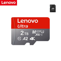 2025 NEW Lenovo 2TB High Speed Memory Card Class 10 Micro TF SD Card 1TB Up To 100MB/S Mini SD Card 128GB For Nintendo Switch
