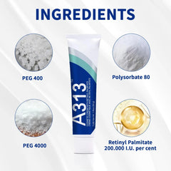 A313 Pure Vitamin A Retinol Cream 50g - Anti-Aging, Moisturizing, Acne Prevention with 200,000 IU Retinyl Palmitate for Face & D