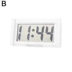Mini Digital Clock Large Screen Car Dashboard Electronic Clock Self-adhesive Mini Clock Car Clock For Truck Dashboard