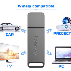 محركات أقراص فلاش USB من لينوفو بسعة 16 تيرابايت، محرك أقراص USB 3.0 معدني، محرك أقراص USB 8 تيرابايت OTG عالي السرعة، ذاكرة USB محمولة بسعة 4 تيرابايت و2 تيرابايت لأجهزة الكمبيوتر المحمولة