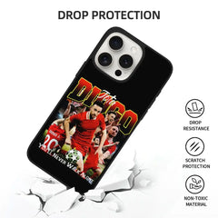 Diogo Jota Soccer Football Phone Case For iPhone 15 Pro TPU Shockproof Phone Cover