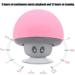 مكبر صوت XIKCU Bluetooth Mushroom مقاوم للماء يمكن استخدامه كحامل للهاتف المحمول مناسب للحفلات العائلية والحفلات الصغيرة