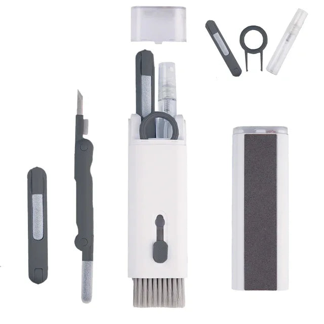 7-in-1 Keyboard Cleaning Kits Airpods Cleaner Headset Cleaner Pen Laptop Screen Cleaning Bluetooth Earphones Cleaning Kit