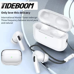 سماعات أذن لاسلكية Tideboom W01 TWS Max بتقنية البلوتوث داخل الأذن، مزودة بخاصية إلغاء الضوضاء، متوافقة مع أجهزة iPhone وAndroid