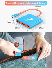 محول TUTI USB C إلى HDMI بدقة 4K/1080P يدعم وضع Switch TV Dock متوافق مع Steam Deck Nintendo Switch OLED