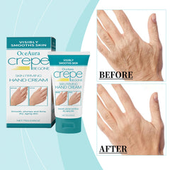Crepe Begone Firming Hand Cream - Anti-Aging Treatment for Dry Skin, Visibly Smooths & Plumps, 75g/2.65oz