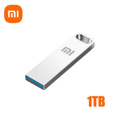 محرك أقراص فلاش معدني XIAOMI بسعة 2 تيرابايت USB 3.2 فائق السرعة لنقل البيانات، محرك أقراص USB صغير من النوع C، محرك أقراص USB مقاوم للماء