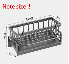 Kitchen Sink Drain Rack Organizer ABS Plastic Self-draining Sink Shelf Soap Sponge Holder Dishcloth Towel Rack filter basket