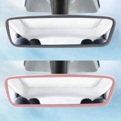 إطار حماية مرآة الرؤية الخلفية من السيليكون لملحقات وحدة التحكم المركزية لسيارة Tesla Model 3 YSX وغطاء الرؤية الخلفية الداخلي وحافظة مطاطية