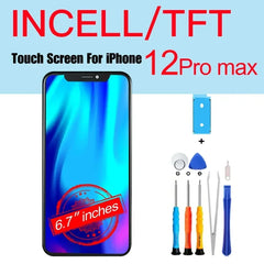 شاشة PINZHENG عالية الجودة INCELL LCD OLED OEM AMOLED لهاتف iPhone XS MAX X XR 11 12 13 MINI PRO PROMAX بديلة للشاشة