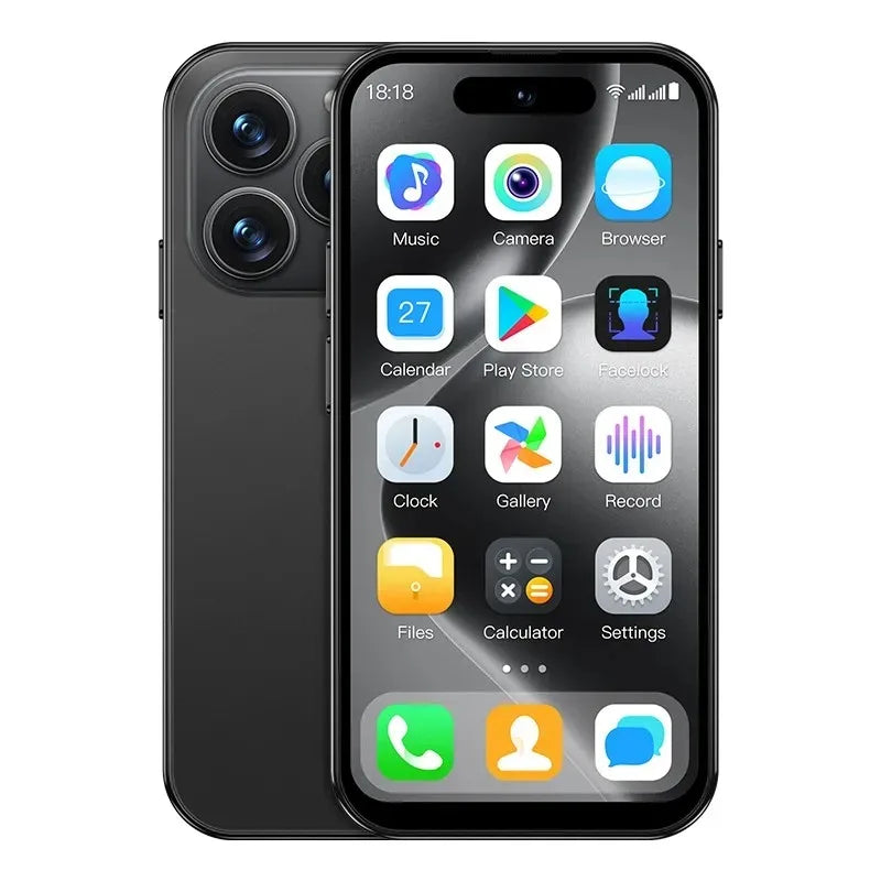 ONEMYTH M16Pro 4.0" Android 10 Mini SmartPhone, Dual SIM, 2000mAh, 5MP Camera, 2GB+16GB, Face Unlock, Type-C