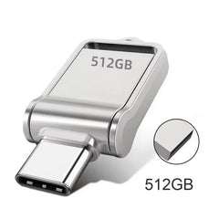 2TB Metal Flash Drive Usb 3.2 Super High Speed Transfer U Disk Pen Drive 1TB Waterproof Type C Disk For Cellphone PC 2025