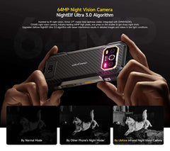 Ulefone Armor 27T 4G THERMAL BY FLIR® Rugged Phone 10600mAh Up to 24GB+256GB  6.78"FHD 120Hz Night Vision Android 14 Smartphone