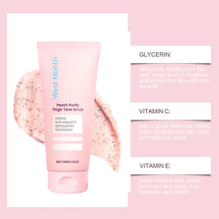 Body scrub makes the skin smooth and radiant. Deep exfoliating moisturizing scrub brightens and whitens the skin