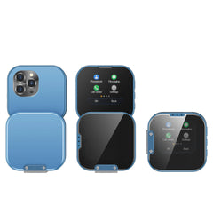 هاتف SERVO i19 صغير الحجم يعمل باللمس مع خاصية الاستعداد وبطاقة SIM مزدوجة ومشغل MP4 وخاصية Magic Voice 2G وشاشة صغيرة دوارة
