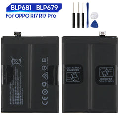 بطارية هاتف بديلة 2024 BLP681 لهاتف OPPO R17 بسعة 3500 مللي أمبير/ساعة BLP679 لهاتف OPPO R17 Pro R17pro بسعة 3700 مللي أمبير/ساعة بطاريات عالية الجودة