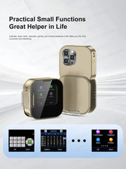 هاتف SERVO i19 صغير الحجم يعمل باللمس مع خاصية الاستعداد وبطاقة SIM مزدوجة ومشغل MP4 وخاصية Magic Voice 2G وشاشة صغيرة دوارة