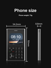 New SERVO V8 Card Cellphone 2G GSM FM Radio Magic Voice MP3 Player Dual SIM Fashion Functional Small Mobile Phone Headphone Jack