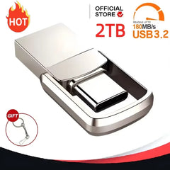 Xiaomi U Disk USB 3.2 Type-C Interface Mobile Phone Computer Mutual Transmission Portable USB Memory 2TB 1TB 512GB 2025 NEWEST