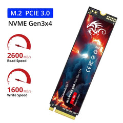 SomnAmbulist SSD M2 NVME 128GB 256GB 512GB 1TB SSD M.2 2280 PCIe 3.0 محرك أقراص ذو حالة ثابتة داخلي لأجهزة الكمبيوتر المحمولة وسطح المكتب ووحدة التحكم في الألعاب