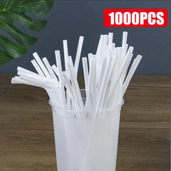50-1000Pcs Multicolor Drinking Straws rietjes Milk Tea Bar Party Wedding Kitchen Home Accessories Beverage Black Straw Wholesale