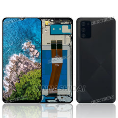 Super TFT For Samsung Galaxy A02S LCD Display Touch Screen Digitizer Assesmbly Replacement Parts With Frame